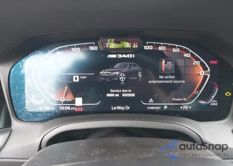 2022 BMW 3 Series M340I xDrive from USA, damaged, VIN 3MW5U9J09N8C36136